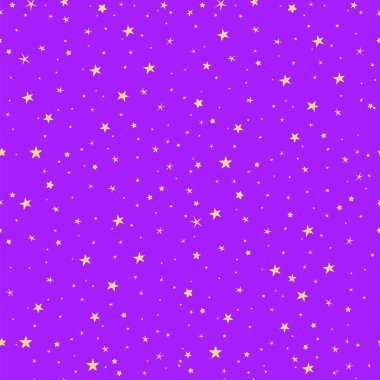 Starry seamless vector pattern for christmas holidays wrapping paper. clipart