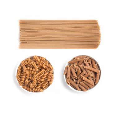 Kepekli makarna. Makarna, Penne ve düdük