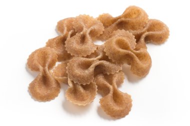 Kepekli Farfalle çerçeve. Kepekli. İntegrali. Yakın çekim fotoğraf.