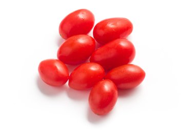 Kiraz domates. Yakın çekim fotoğraf