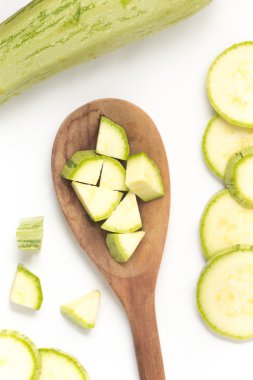 Bir kaşık içine kabak