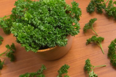 Bir kase içine maydanoz