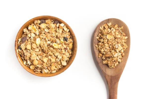 Bir kase içine granola — Stok fotoğraf