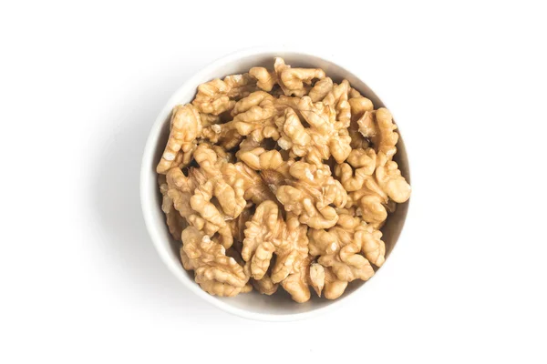 Vlašské ořechy do mísy — Stock fotografie