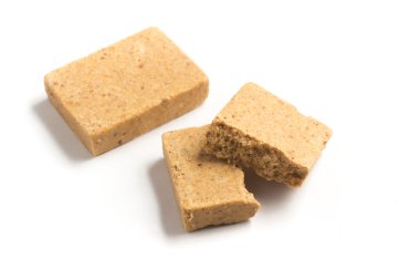 Pacoca.Traditional Brezilya fıstık şeker.