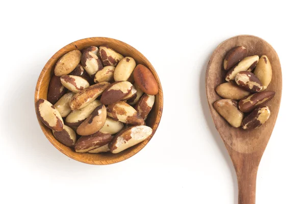 Brazilian Nuts into a bowl. Castanha do Para — 스톡 사진