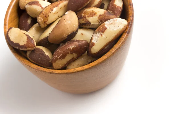 Brazilian Nuts into a bowl. Castanha do Para — 스톡 사진