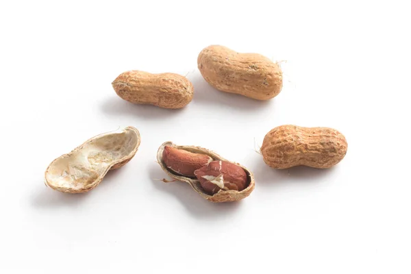 Peanuts pile. Shell Seeds — Stock Photo, Image