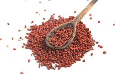 Brezilya Urucum. Annatto tohumları.