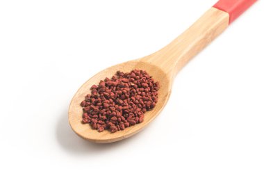 Brezilya Urucum. Annatto tohumları.