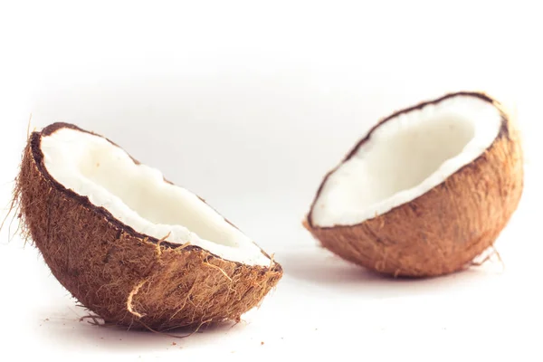 Droge gesneden kokosnoot — Stockfoto