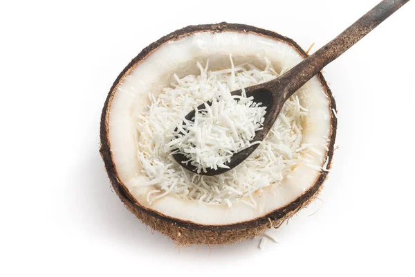 Свежий тертый кокос — стоковое фото