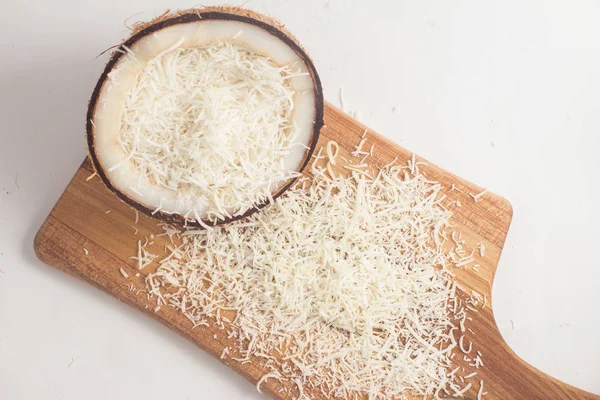 Fresh Grated Coconut — Stock Photo, Image