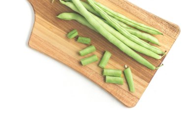 Dilimlenmiş yeşil fasulye bakla