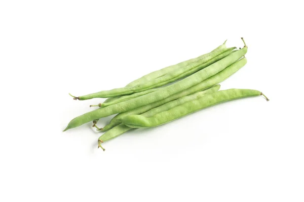 Zelené fazole lusky — Stock fotografie