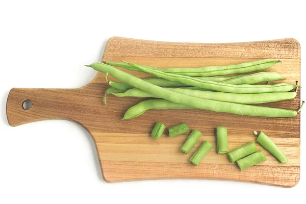 Fagioli verdi Fagioli tagliati a fette — Foto Stock