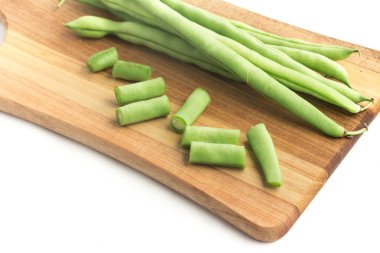 Dilimlenmiş yeşil fasulye bakla