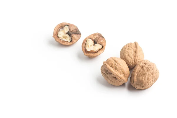 Walnuts heart shaped — Stock Photo, Image