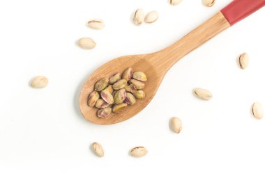 Fıstık yığını.