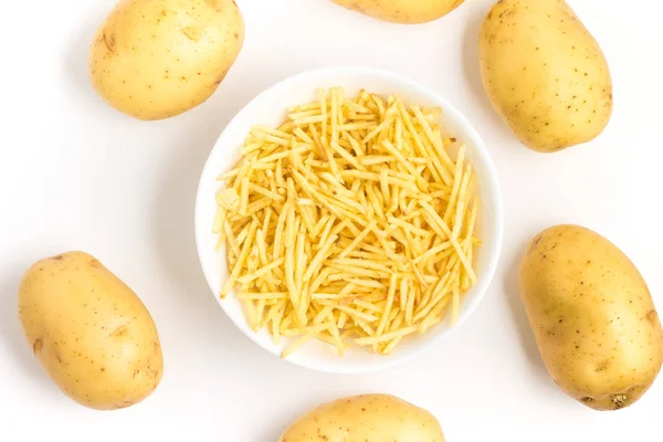 Bir kase içine patates sopa — Stok fotoğraf