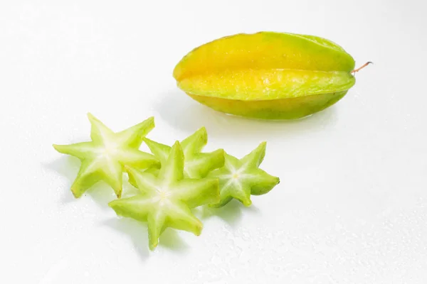 Carambola. Averrhoa carambola L. estrela frutífera — Fotografia de Stock