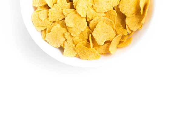 Cornflakes i en skål — Stockfoto