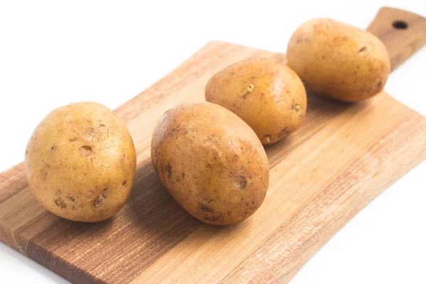 加工原料有机土豆 — 图库照片