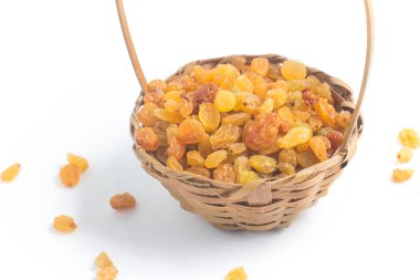 Kuru üzüm. Bir sandık içine kuru üzüm