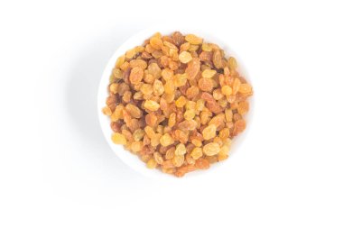 Kuru üzüm. Bir kase içine kuru üzüm