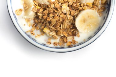 Yoğurt, Granola ve muz