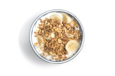 Yoğurt, Granola ve muz