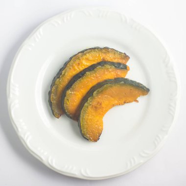 Pişmiş Goianinha kabak. Cucurbita moschata