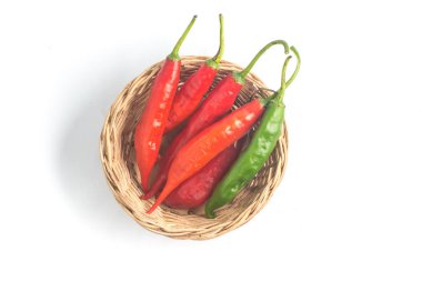 Taze soğuk biber. De Moca biraz