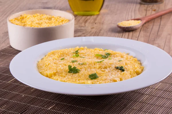 Brasilianische Mais-Polenta — Stockfoto