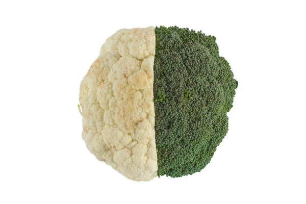 Broccoli and Cauliflower. Brain shape — Stock Photo, Image