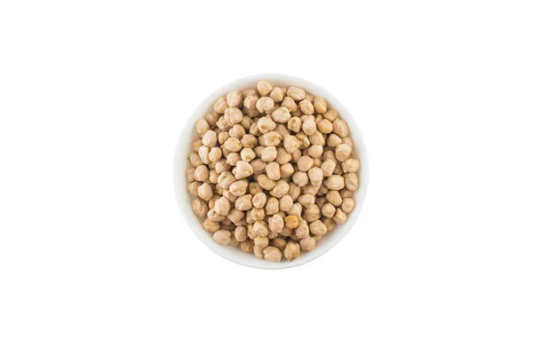 Chickpeas into a bowl — Stock Photo, Image