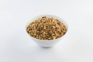Granola. Bir kase içine tost yulaf