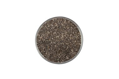 Chia tohum bir cam kase