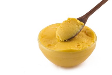 Tereyağı ve kaşık kase