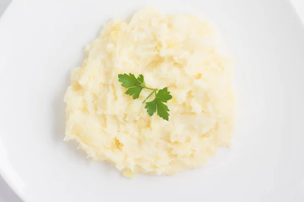 Puree z ziemniaków lub tłuczone ziemniaki — Zdjęcie stockowe