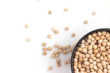 Siyah bir kase nohut