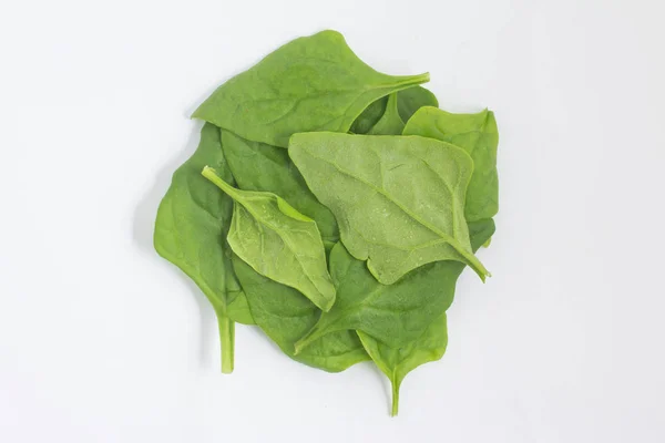 Mucchio di foglie di spinaci brasiliane — Foto Stock
