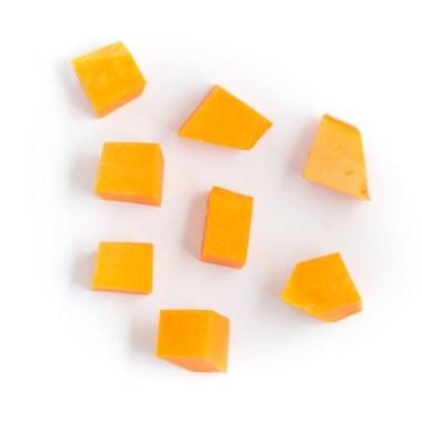 bir kase doğranmış kabak