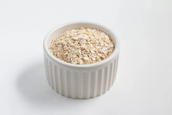 Oat Flakes in a bowl — Stock Photo, Image