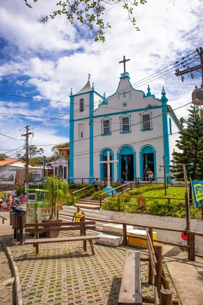 Сальвадор Баия Февраль 2020 Церковь Морро Сан Пауло Баия Бразилия — стоковое фото