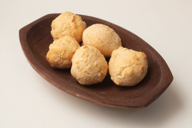 Brezilyalı Pao de Queijo. Brezilya, Minas Gerais 'den peynirli ekmek..