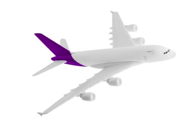 Uçak ile mor renk.