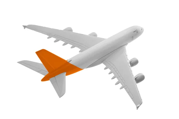 Samolot z kolor pomarańczowy. — Zdjęcie stockowe