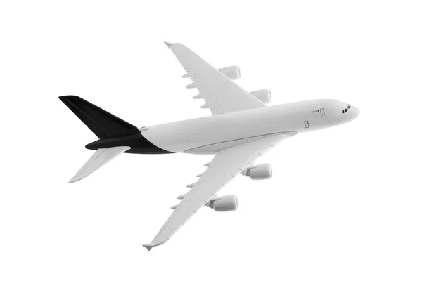 Airplane with black color. — Stock Photo, Image