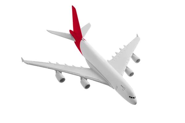 Flugzeug mit roter Farbe. — Stockfoto